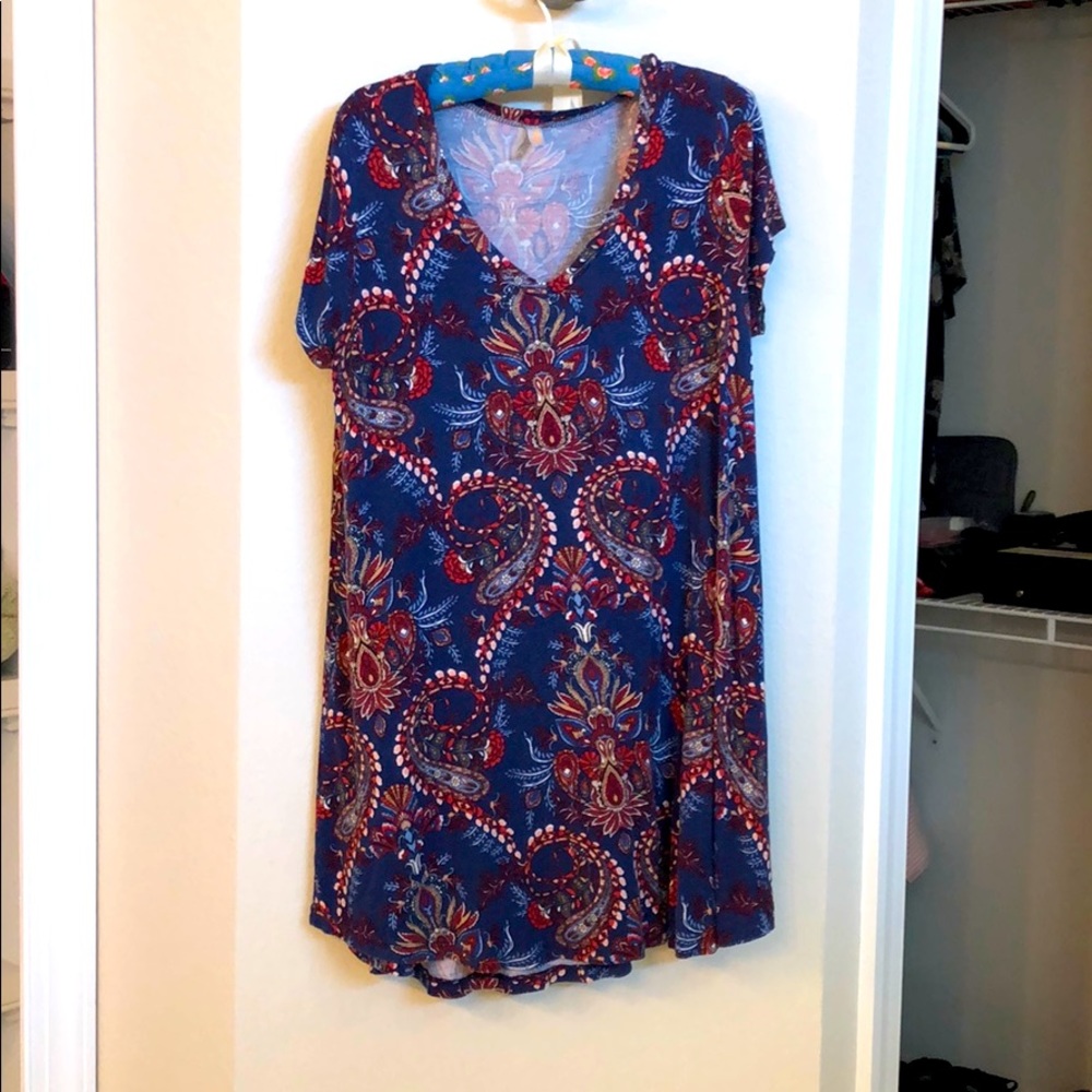 Long swing blouse or dress